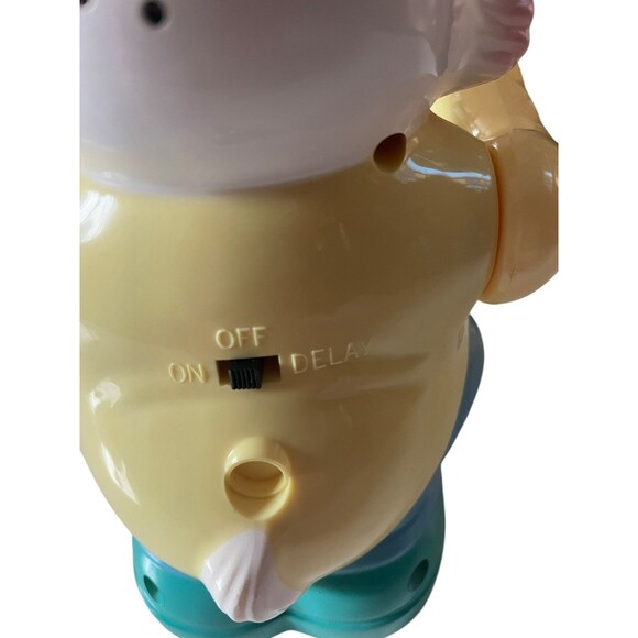 Easter Collection Musical Bubble Blowing Rabbit 80520 World Bazaars 1997 Battery - Picture 7 of 9